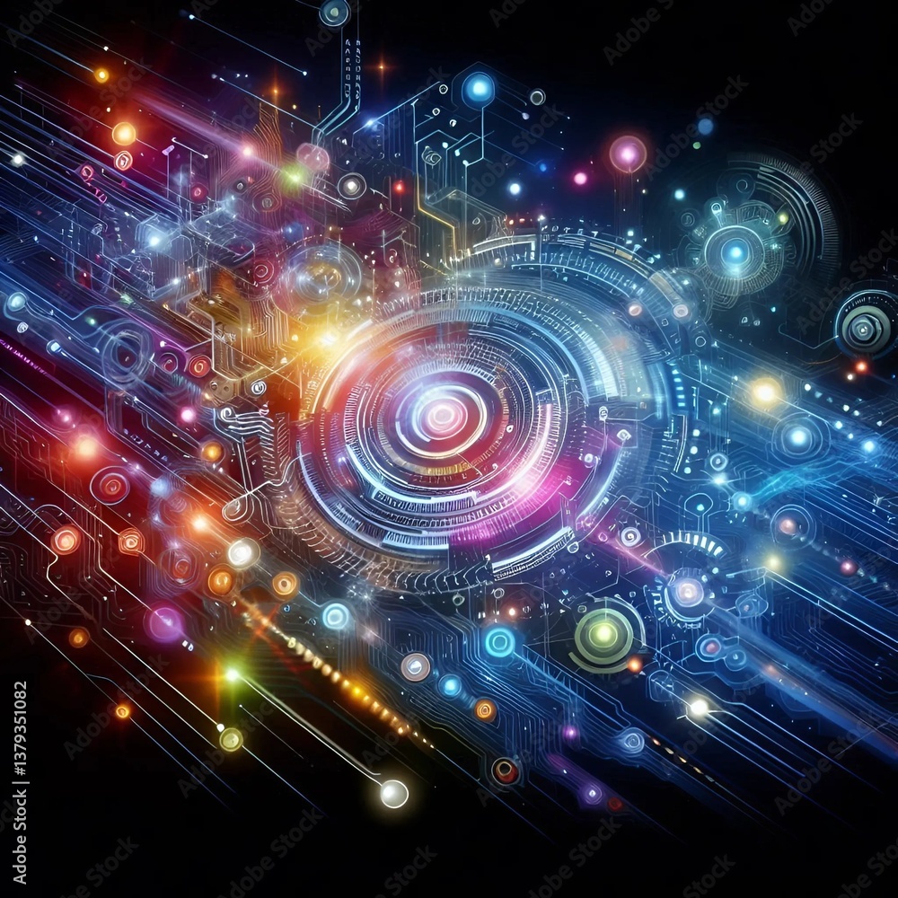 Obraz premium Advancing AI and IoT Integration: Revolutionizing Smart Technologies for Future Innovation 