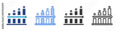 Average icon set multiple style collection