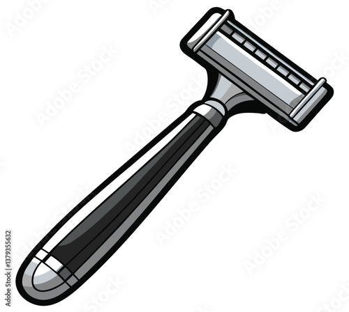 electric razor isolated on white background
