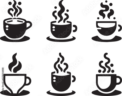 Coffee Vector Icons: Vintage & Aesthetic Illustrations