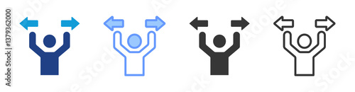 Plausible icon set multiple style collection