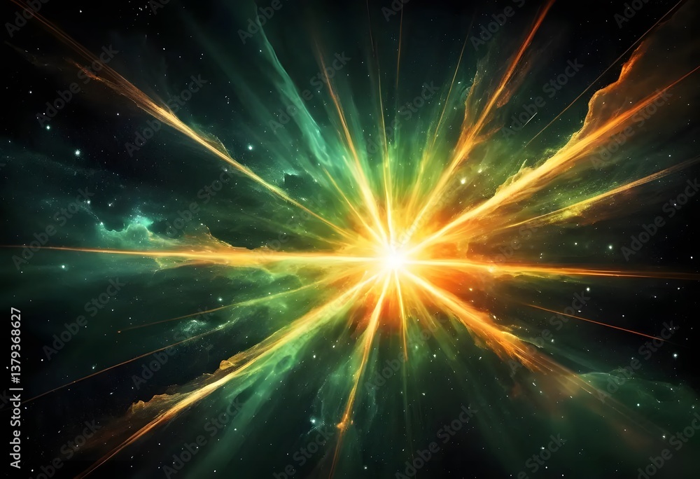 Abstract background resembling a supernova explosion in space. Abstract background resembling a supernova explosion in space.