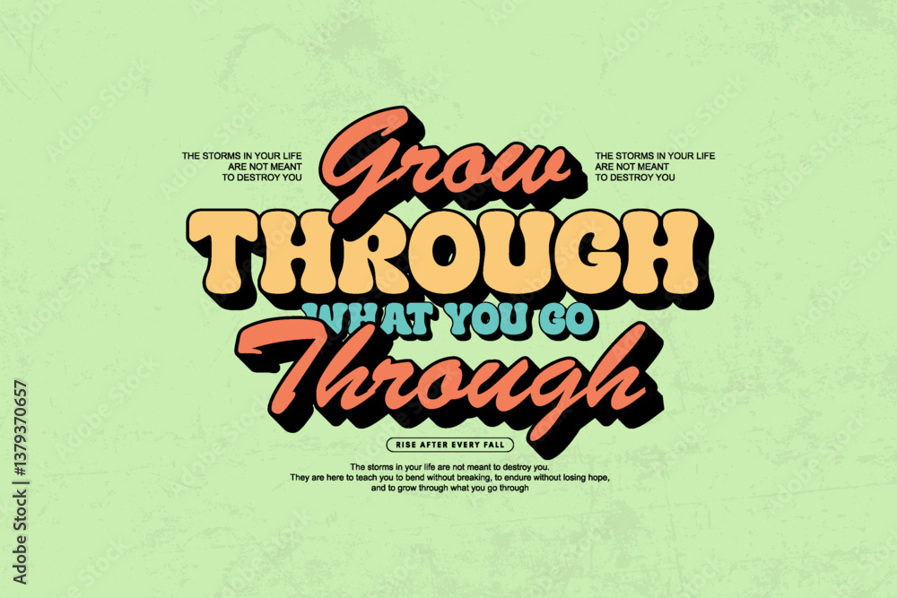 Obraz premium Urban Streetwear Aesthetic typography quotes vector graphic design templates