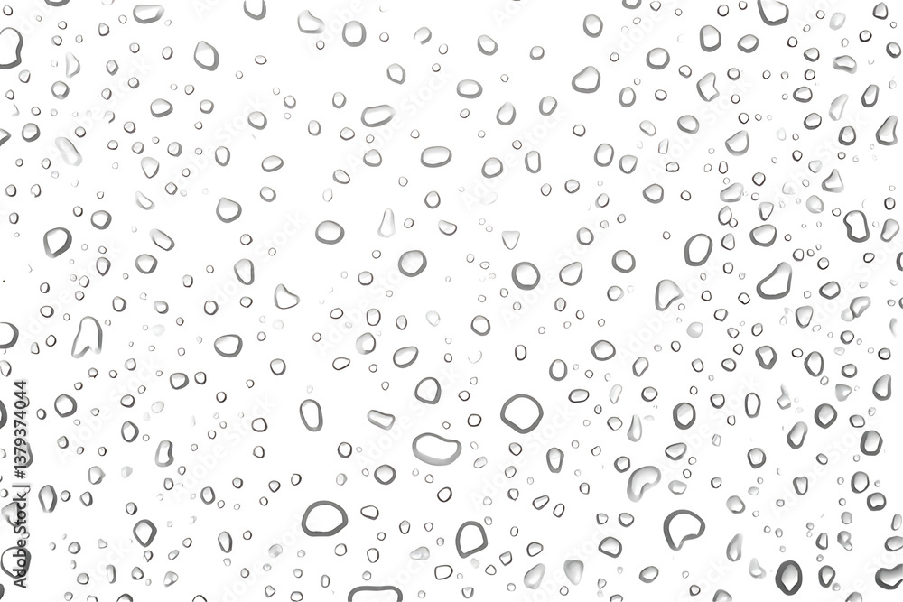 Water Drops PNG: Realistic Texture, Transparent Background Water Drops PNG: Realistic Texture, Transparent Background