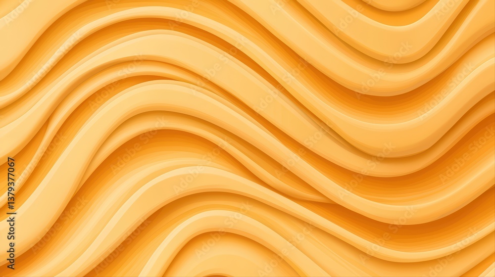 Obraz premium Orange wave dynamics in abstract textured design
