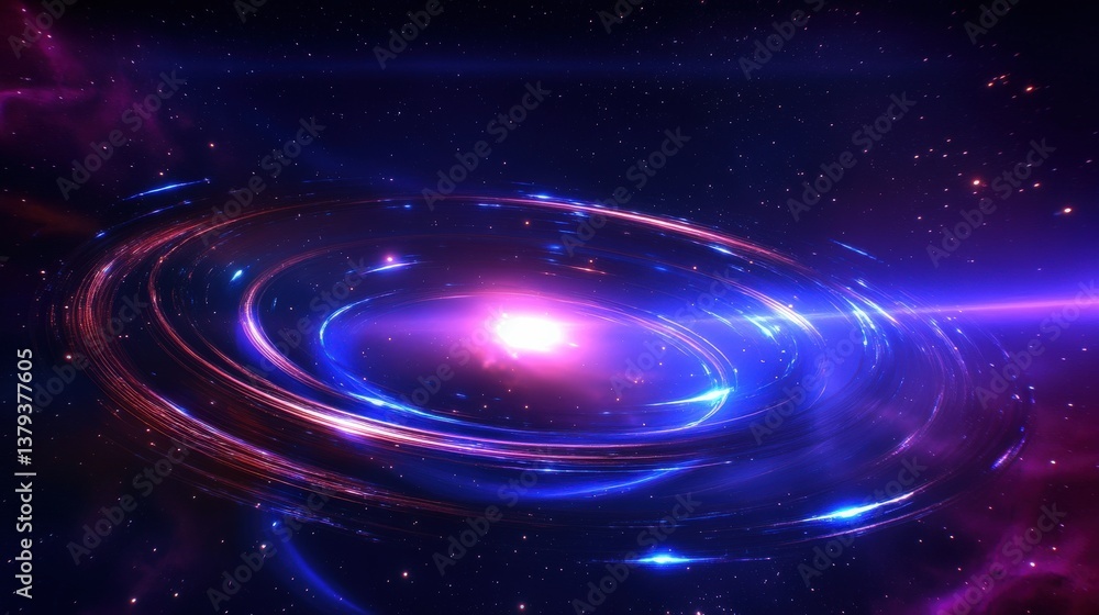 Cosmic Spiral Nebulae Display Cosmic Spiral Nebulae Display