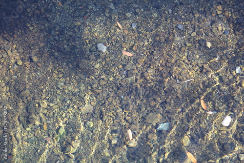 Gentle wave image of the clear water of Daecheongcheon
