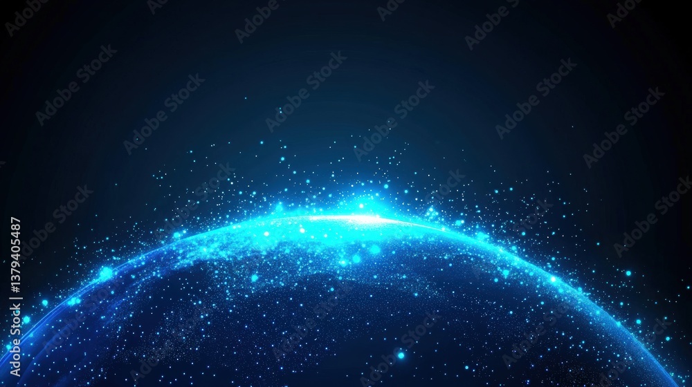 Fototapeta premium Global Network of Connections