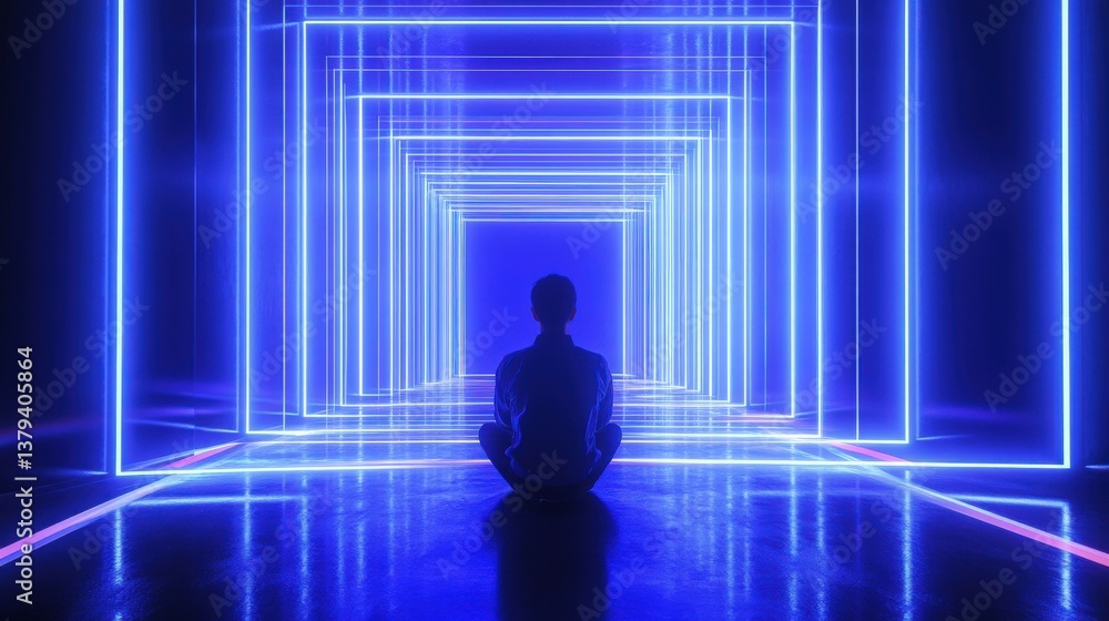 Neon Light Tunnel Meditation Experience Neon Light Tunnel Meditation Experience