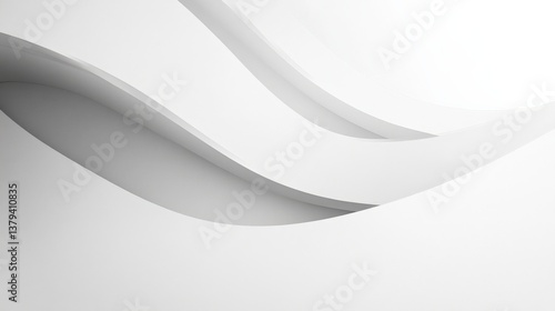 Wallpaper Mural Abstract White Architectural Design Torontodigital.ca