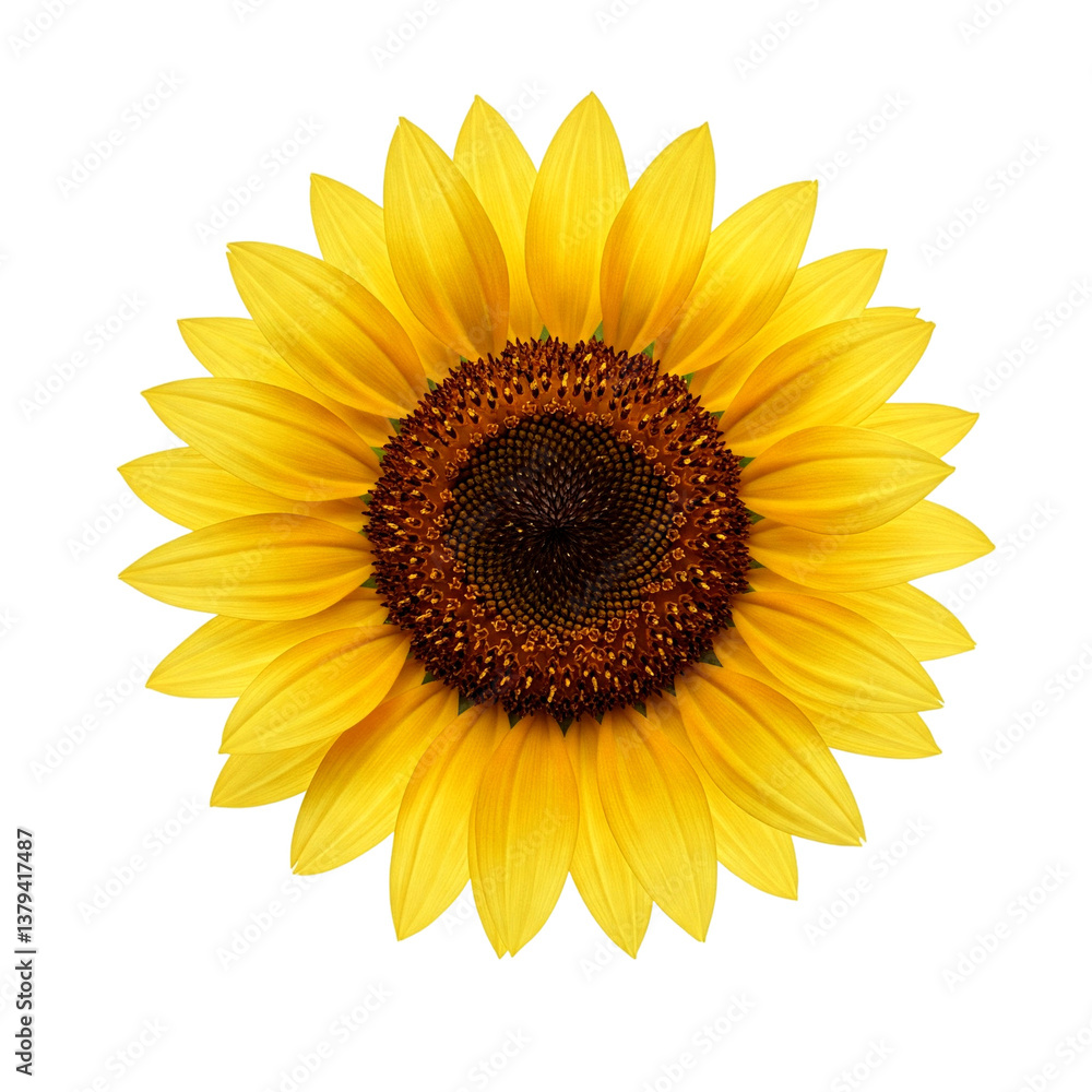 sunflower isolated on white sunflower isolated on white