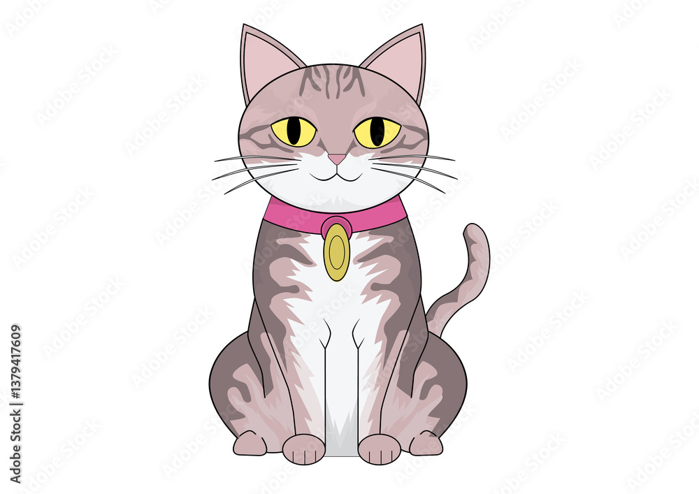Fototapeta premium cat vector art