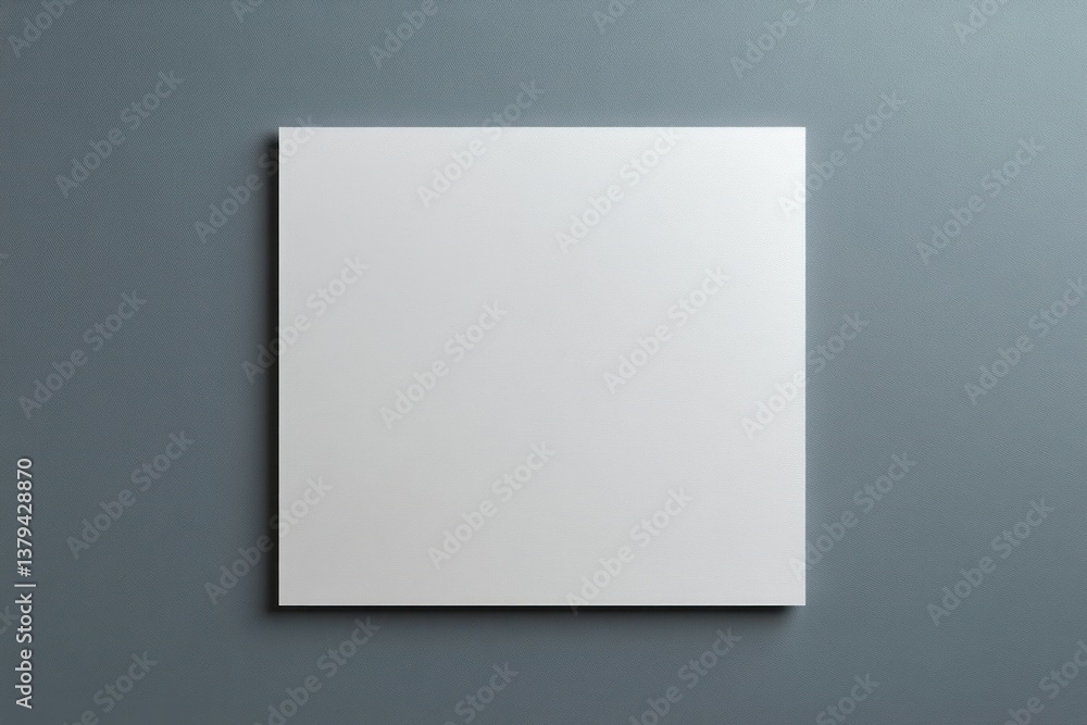 Blank Paper Flyer Template Isolated on Gray Background for Graphic Design Mockup Blank Paper Flyer Template Isolated on Gray Background for Graphic Design Mockup