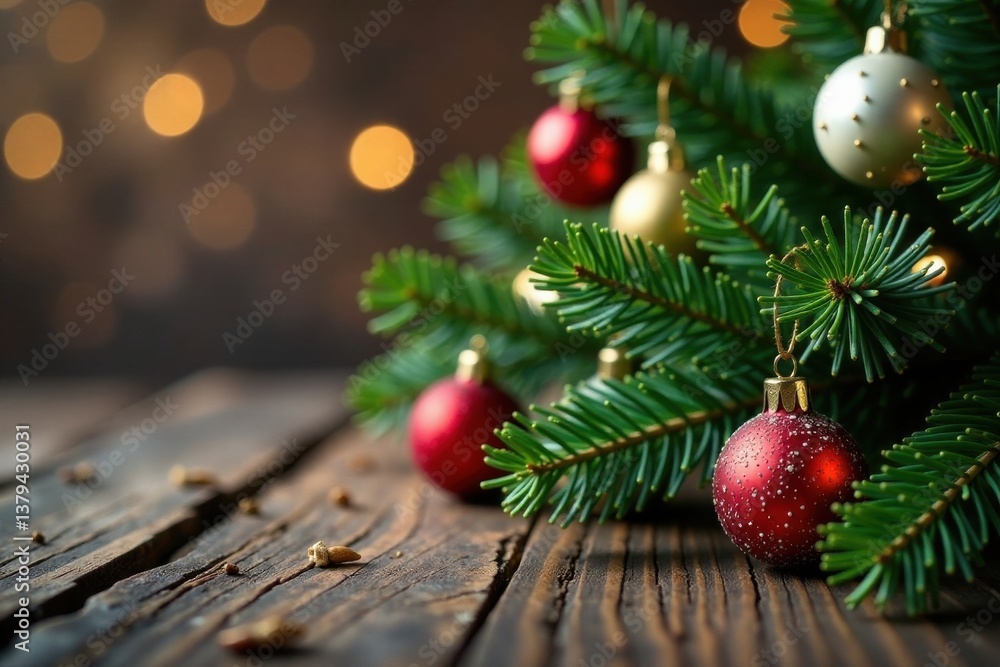Wooden Christmas tree branch, decoration, tree Wooden Christmas tree branch, decoration, tree