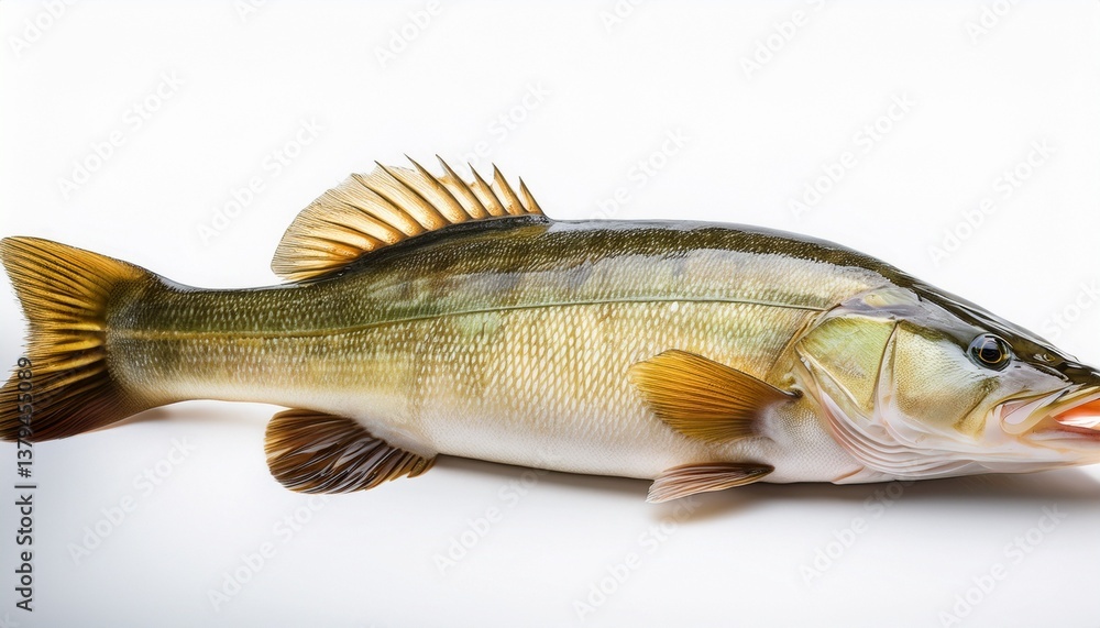 fish on white background fish on white background