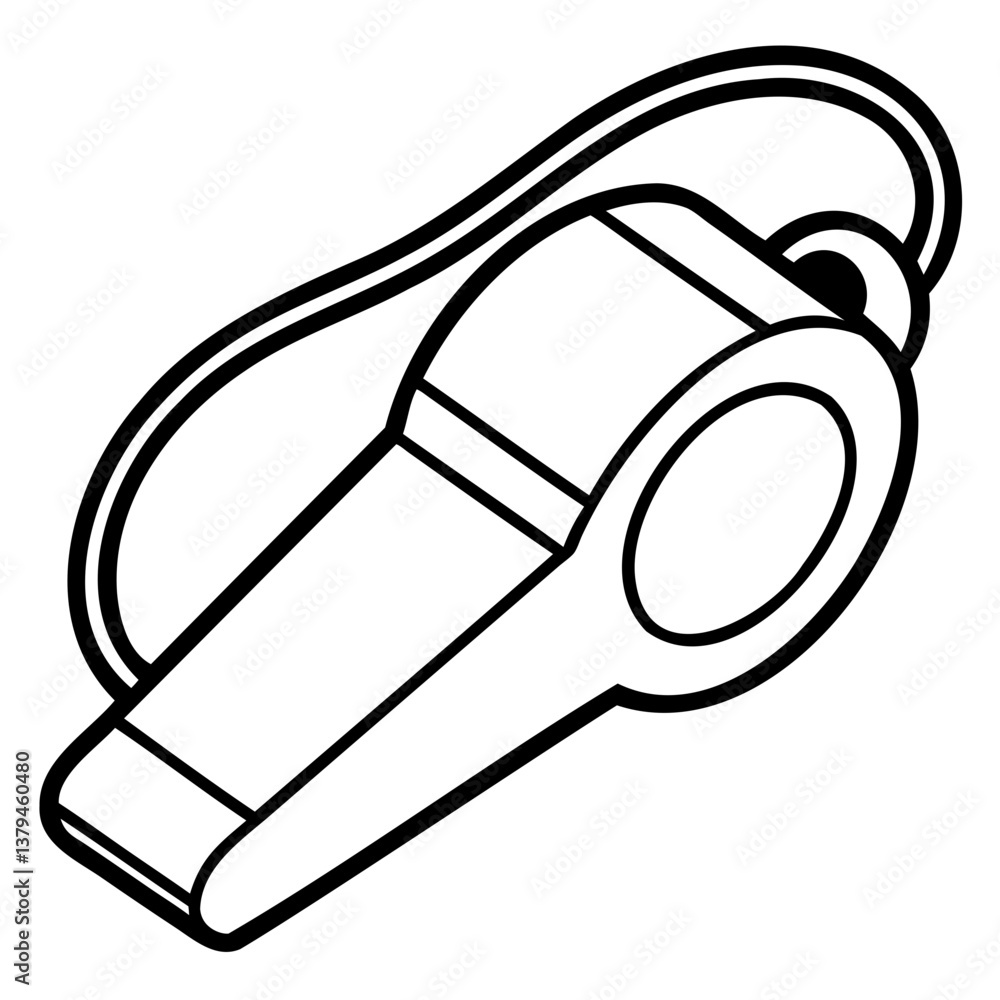 Whistle Vector Silhouette | Simple Black Outline PNG on Transparent background Whistle Vector Silhouette | Simple Black Outline PNG on Transparent background