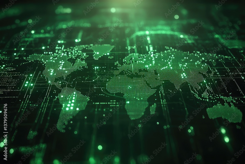 Obraz premium abstract technology background