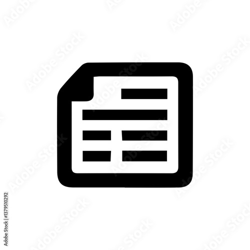 Notes icon with transparent background