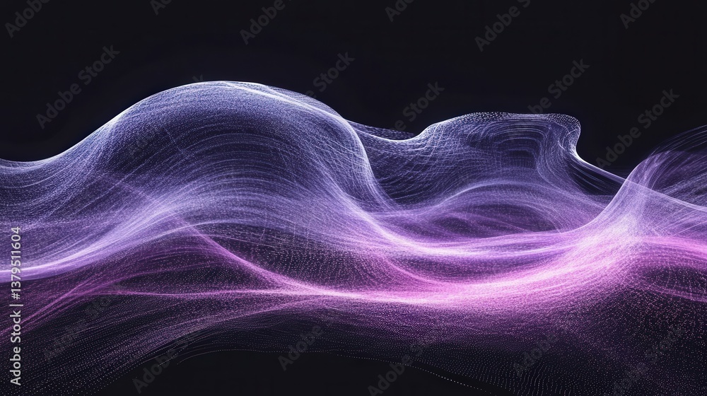 Obraz premium Abstract Digital Wave Pattern