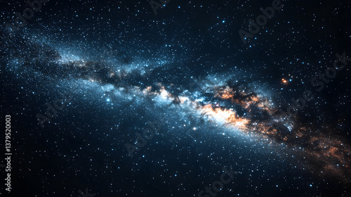 Wallpaper Mural space, star, galaxy, sky, nebula, night, astronomy, stars, universe, abstract, light, blue, dark, cosmos, bright, science, fantasy, planet, black, starry, constellation, supernova, deep, outer, illust Torontodigital.ca