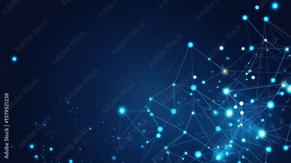 Fototapeta premium Abstract Network Connection System