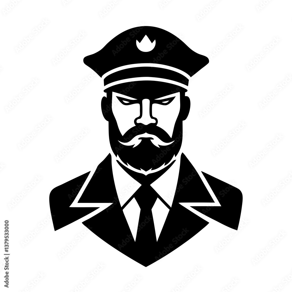 captain silhouette vector illustrator captain silhouette vector illustrator