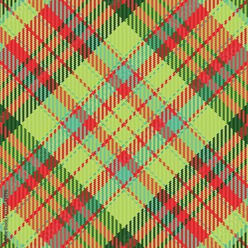 Tartan plaid pattern with dark color.