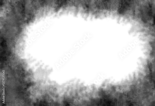 Abstract grunge black and white distressed texture background, Isolated on transparent background, PNG	
