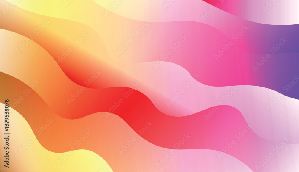 Modern Waves. Futuristic Technology Style Background. For Creative Templates, Cards, Color Covers Set. Vector Illustration with Color Gradient. Modern Waves. Futuristic Technology Style Background. For Creative Templates, Cards, Color Covers Set. Vector Illustration with Color Gradient.