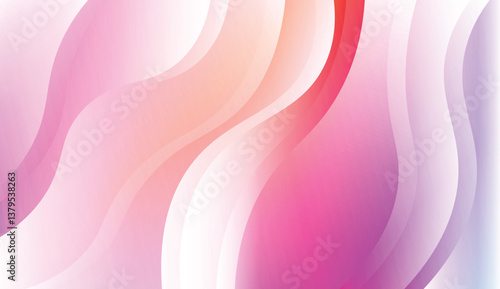 Modern Waves. Futuristic Technology Style Background. For Cover Page, Landing Page, Banner. Vector Illustration with Color Gradient.