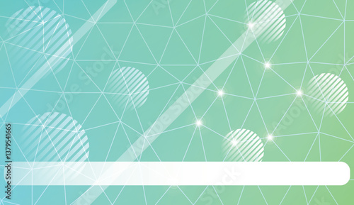 Abstract triangles, line, circle, space for text template. Decorative design for your idea. Vector illustration.