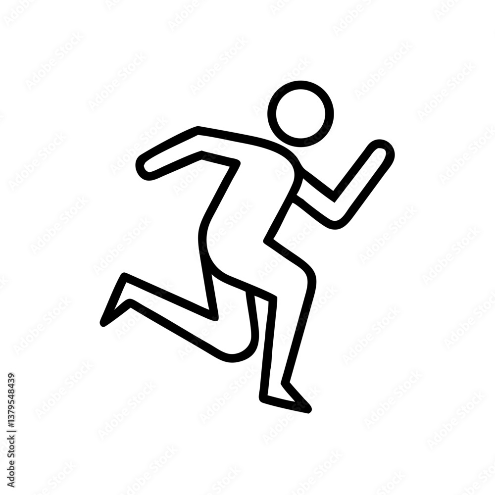 Athlete sprinting at full speed Athlete sprinting at full speed