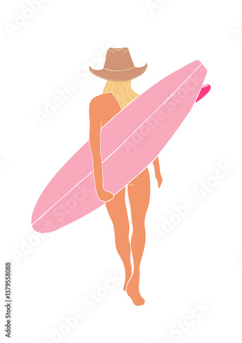 Coastal cowgirl, surfboard, surfer girl,