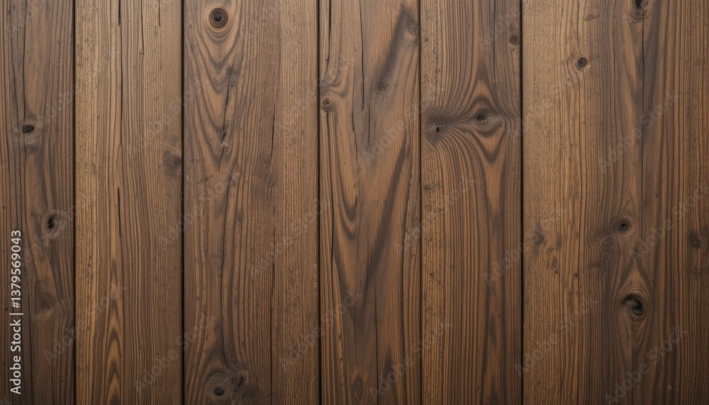 Fototapeta premium Beautifully crafted wooden wall with distinctive grain patterns adding character to any space