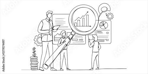 Analyzing data is essential for optimizing strategies and improving performance. Through marketing analytics and statistical evaluation, businesses can measure growth, assess key performance indicator