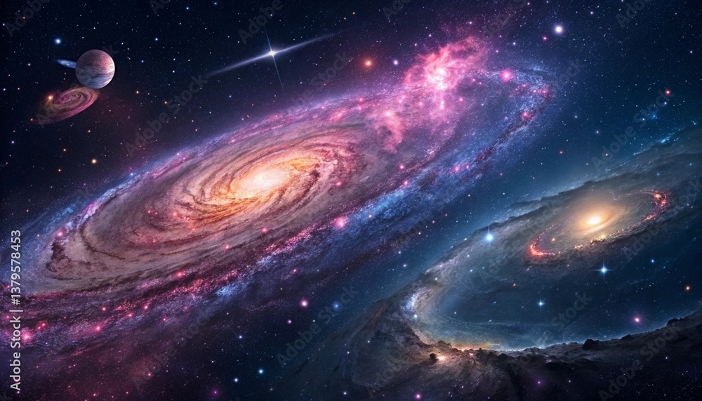 Fototapeta premium planet in space