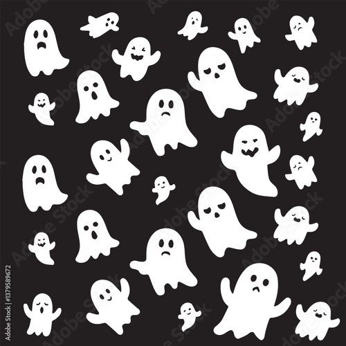 seamless halloween pattern