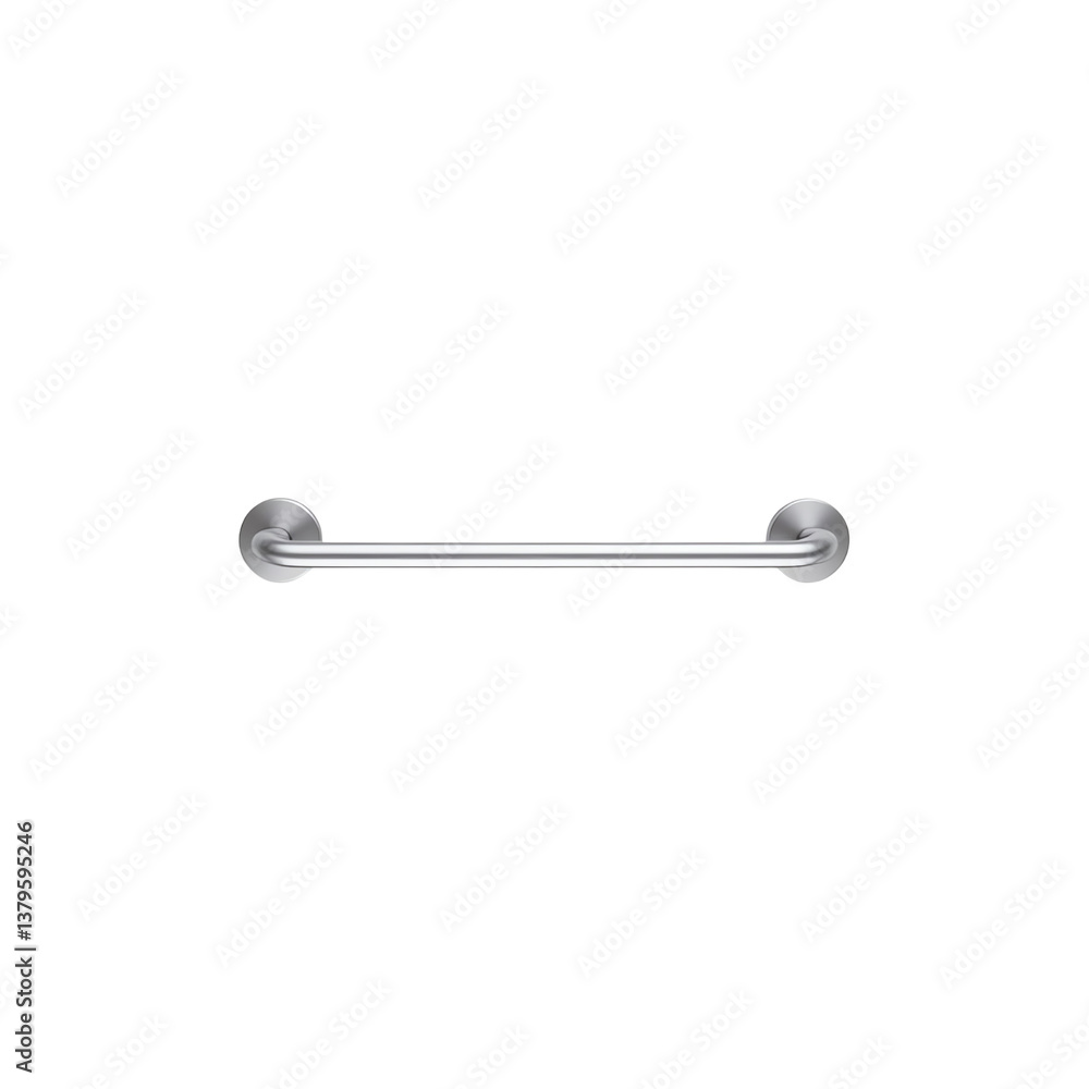 Metal bar, white isolate background Metal bar, white isolate background