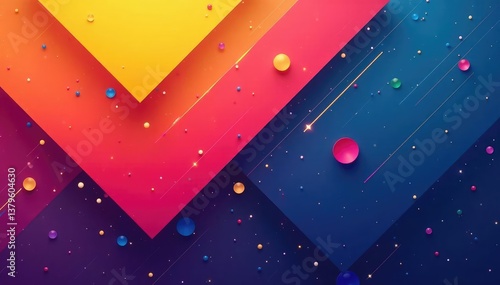 Geometric abstract wallpaper with bold lines and vibrant colors , design, color, repeat