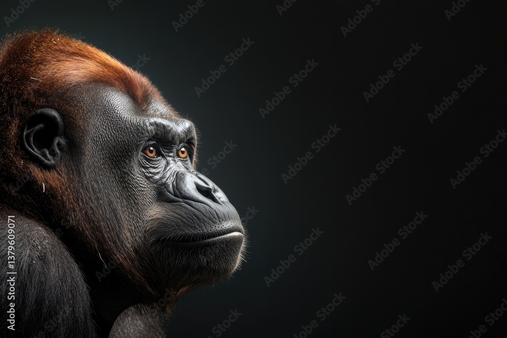 close-up of endangered animal showcasing unique features with empty space for text close-up of endangered animal showcasing unique features with empty space for text