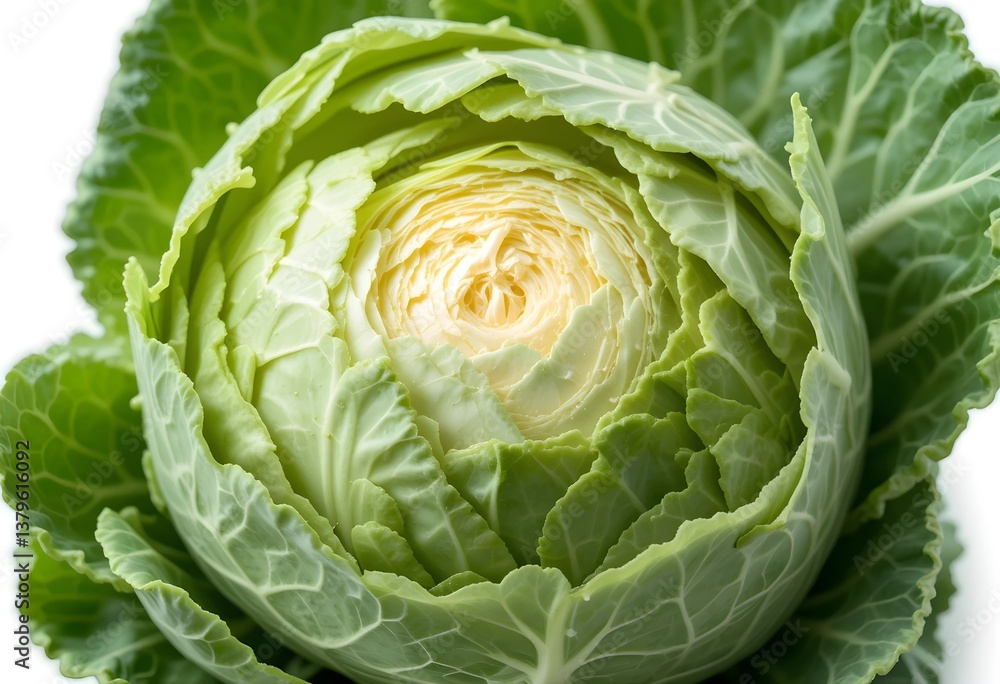 Fototapeta premium Fresh cabbage just harvested from the plantation.