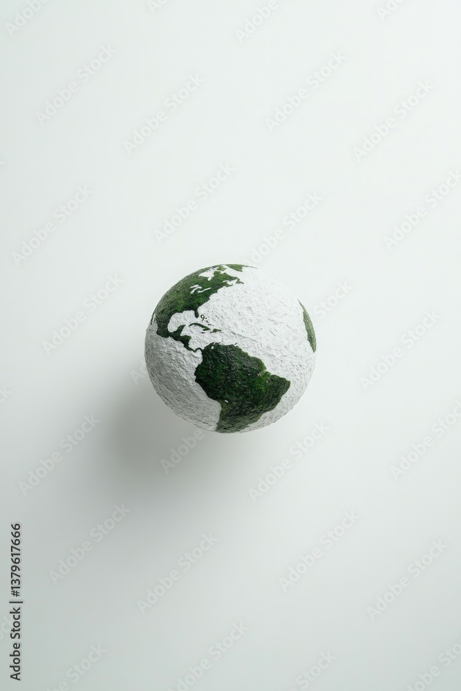 isolated globe symbolizing international collaboration amidst stark white expanse minimalistic design prioritized isolated globe symbolizing international collaboration amidst stark white expanse minimalistic design prioritized