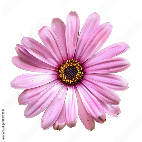 Xeranthemum Flower isolated on white background.close up.