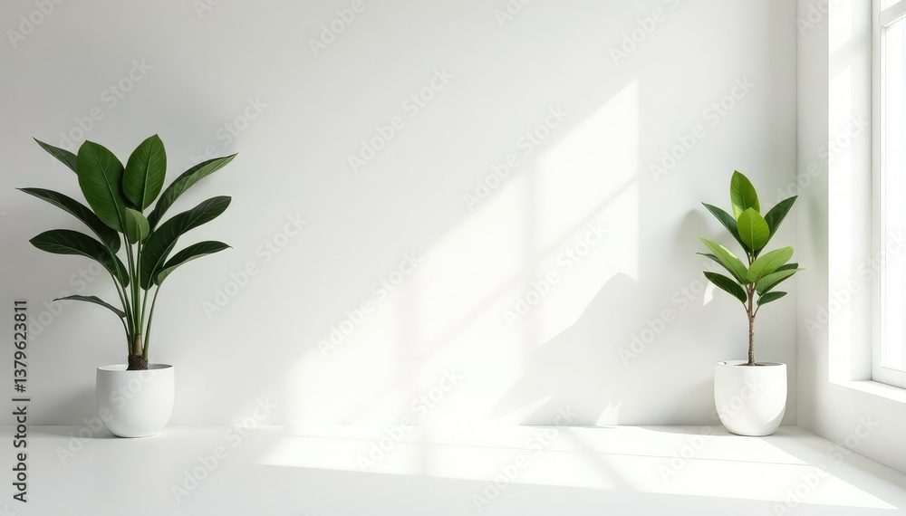 Fototapeta premium Pure white backdrop, elegant minimalist aesthetic, minimalism, cloud