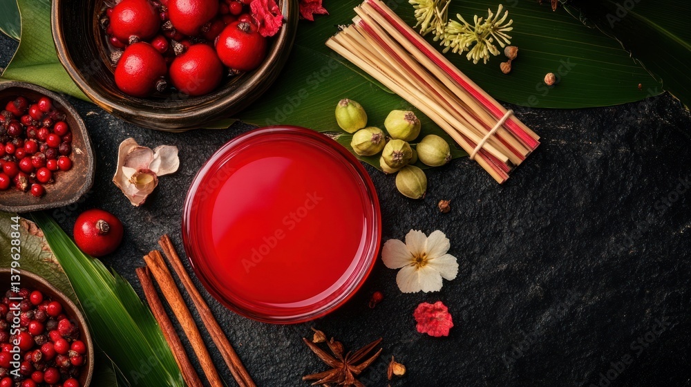 Red vibrant health ingredients Red vibrant health ingredients