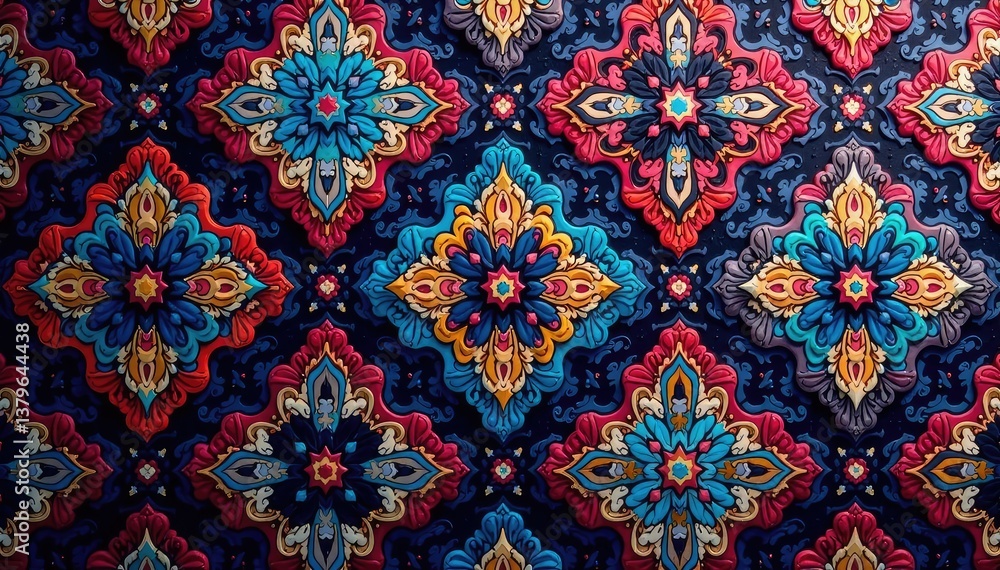 Geometric damask, diamond shapes, repeating motif , tapestry, image, shape Geometric damask, diamond shapes, repeating motif , tapestry, image, shape