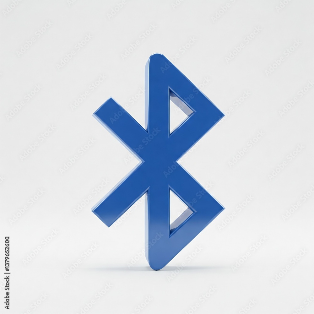 Blue Wi-Fi Symbol Isolated on a White Background, Representing Wireless Internet Connection Blue Wi-Fi Symbol Isolated on a White Background, Representing Wireless Internet Connection