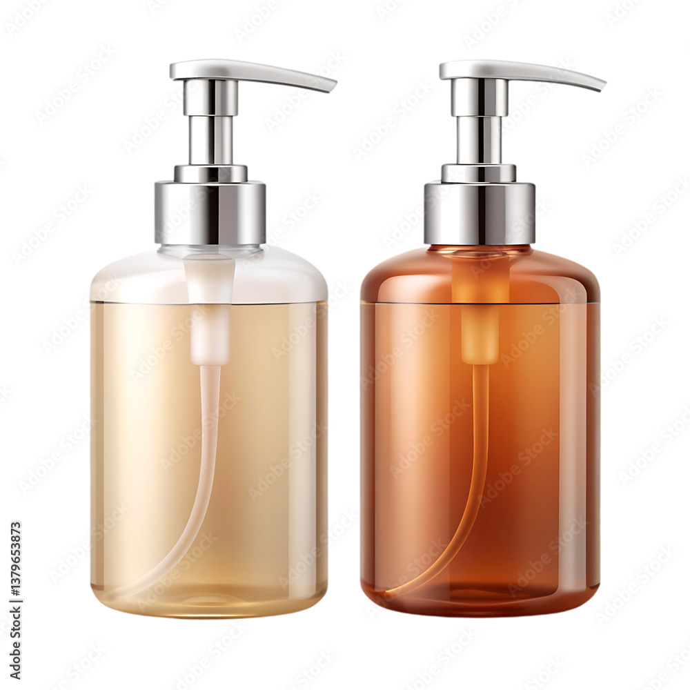 Amber & Clear Soap Dispensers Amber & Clear Soap Dispensers