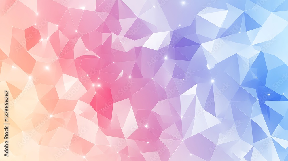 Abstract Pastel Polygon Geometric Background Design Abstract Pastel Polygon Geometric Background Design