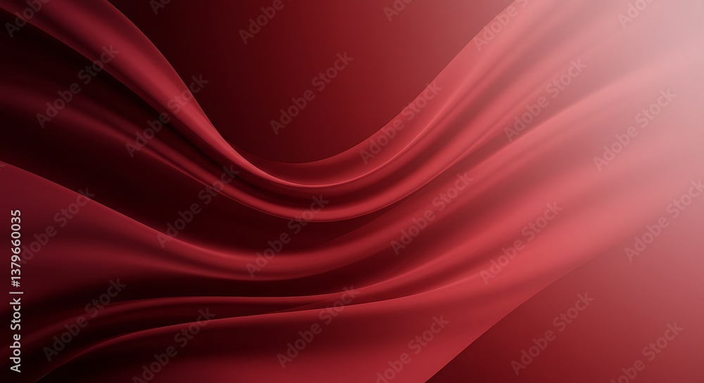 Obraz premium Crimson Currents AI Generated